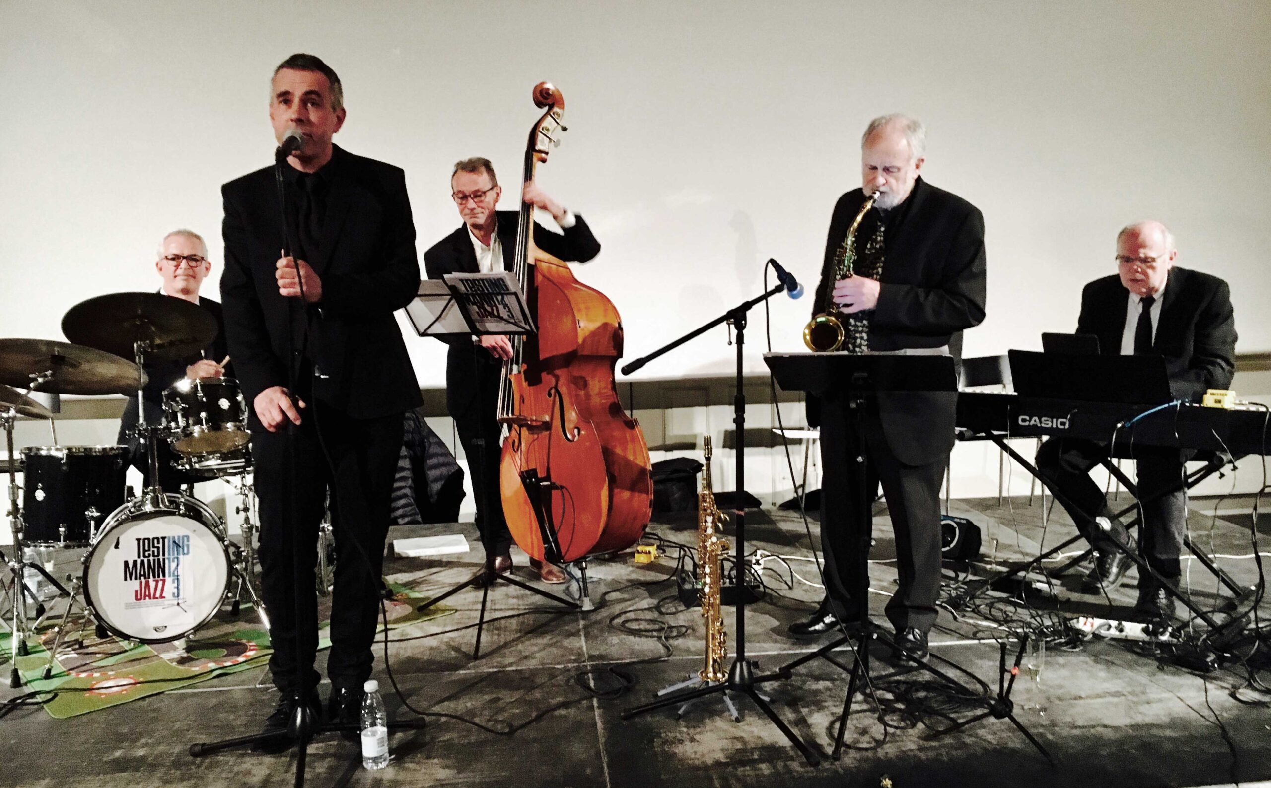 Koncertbillede af TestmannJazz